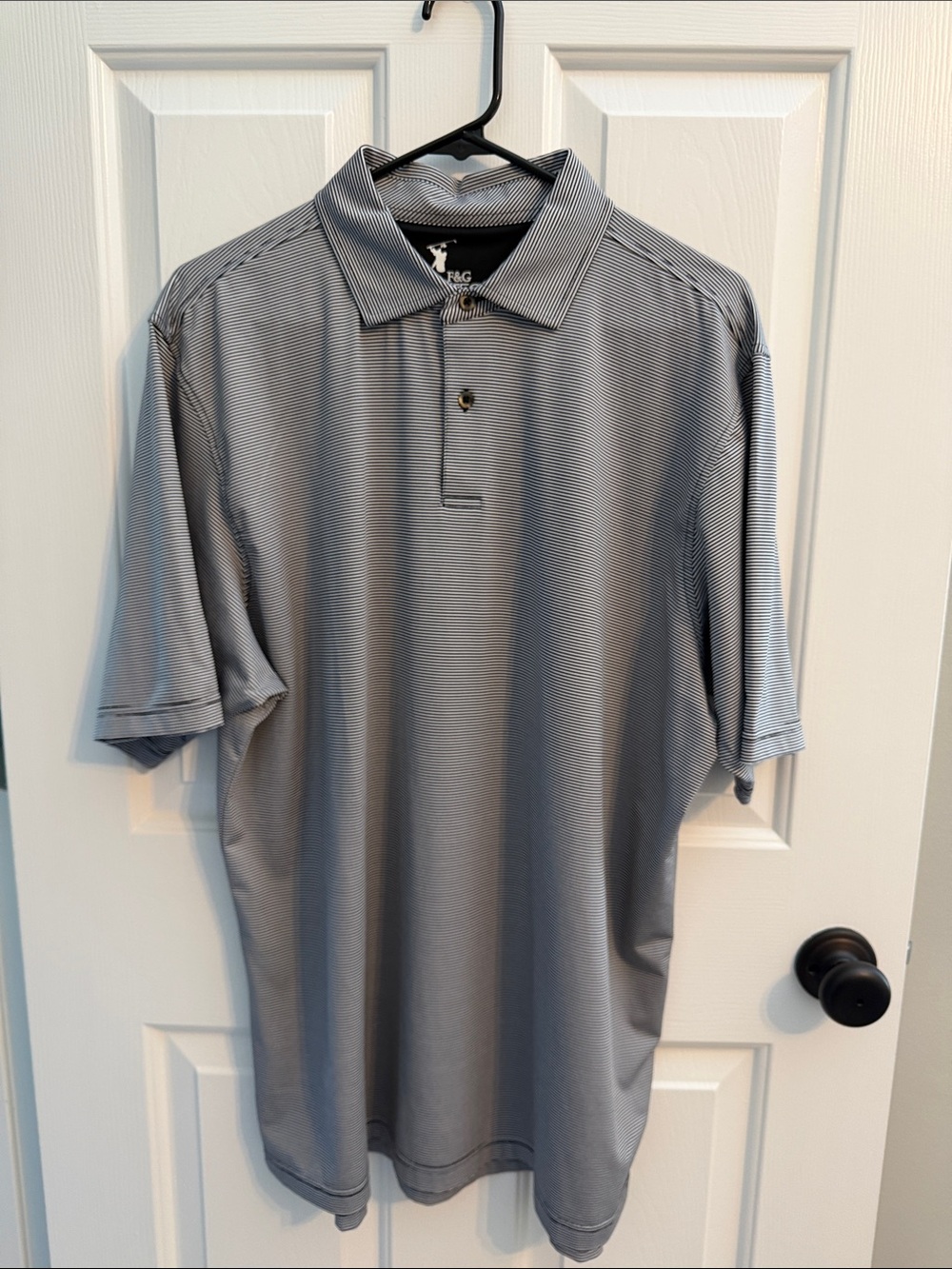 Men's Gray Performance Polo Shirt - Moisture-Wicking Comfort